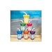 Fun Express 12 Pieces Hibiscus Print Mini Sipper Cups, Holds 6 oz, BPA Free Plastic, Party Supplies, Multi-Color