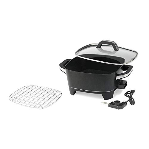 NESCO ES-12, Extra Deep Electric Skillet, Black, 12 inch, 1500 watts by NESCO - Image 2
