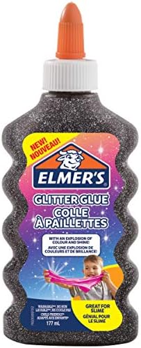 Elmer's PVA Glitter Glue | Pink | 177 mL | Washable and Kid Friendly | Great for Making Slime and Crafting