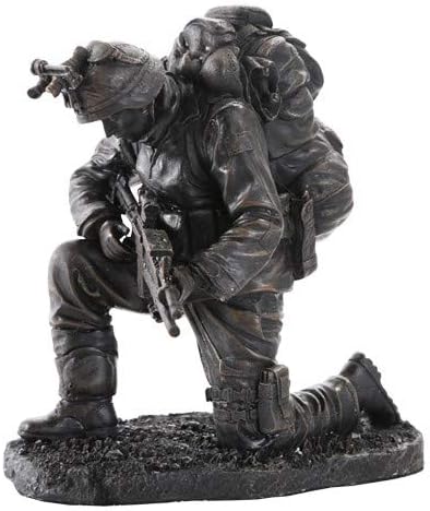 Prayer for the Safety of America's Finest Brave Soldier Military Heroes Collectible Figurine by Pacific Giftware