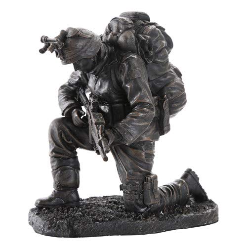 Prayer for the Safety of America's Finest Brave Soldier Military Heroes Collectible Figurine by Pacific Giftware