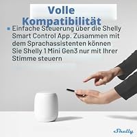 Shelly 1 Mini Gen3 - WLAN Smart Relaisschalter, 1 Kanal, 8A, Potentialfreier Kontakt, Lichtschalter, Garagentoröffner, Smart Home, Zeitschaltuhr, Kein Hub Erforderlich, Alexa & Google Home (2 Stück) – Ansicht 7