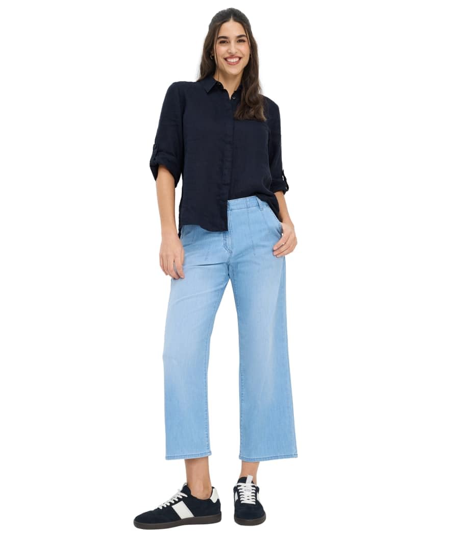 BRAX Feel Good Style Maine S Damen Palazzohose Wide Leg