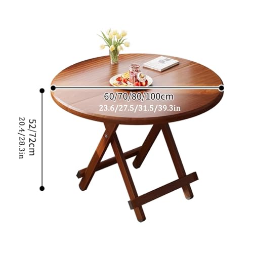 Table de cuisine ronde en bois pour repas conviviaux en petit comité - 3