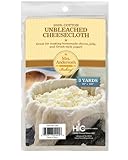 Mrs. Anderson’s Baking Extra-Fine Cheesecloth, 40s Unbleached Cotton, 20 x 10 Weave, 3-Square Yards (36 x 108-inches)