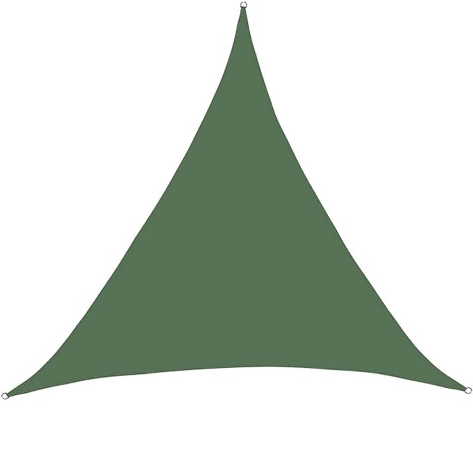 Voile d'ombrage triangulaire haute protection UV tissu respirant terrasse
