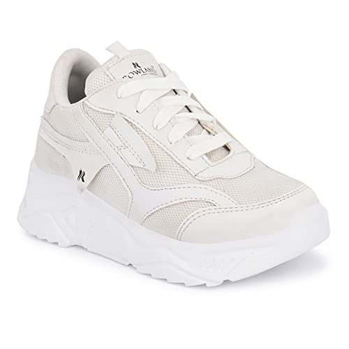 Image of ROWLANS Women's Mesh Lace-up Lightweight Sports /Gym /Running Shoes