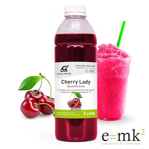 Slush-Sirup Eis 6×1 L Neon-Line Deluxe Set Party | Lazy Frog (Waldmeister), Alien Slush (Blaubeere), Black Pearl (Cola mild), Cherry Lady (Sauerkirsche), Peach Boys (Pfirsich), Melburn (Galiamelone) – Bild 6