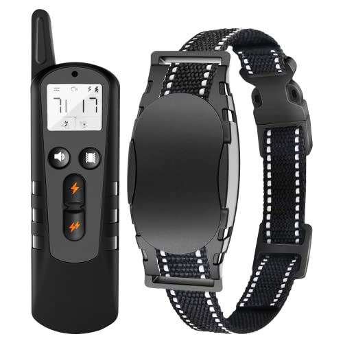 Dog Training Collar,Dog Shock Collar with Remote 1600FT Control Range