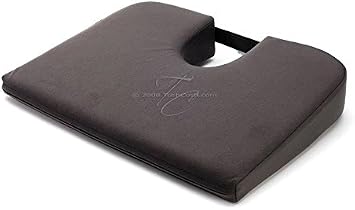 Tush Cush Extra Firm Extended Seat Cushion 15"x20" Charcoal