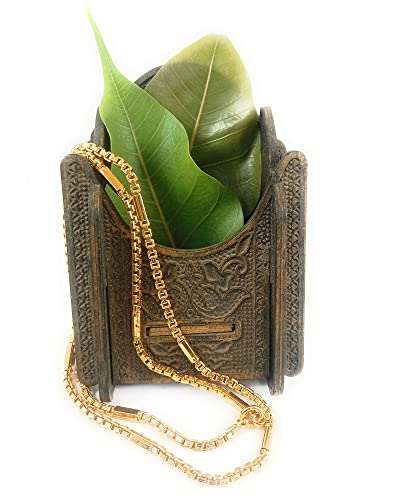 Image of CUTE GOLD 1 Gram Micro Gold Plated & Copper Traditional Designer Fashion Jewellery Chain for Women