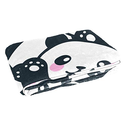 Couverture douce sans couture thermique motif panda pour canapé - 3