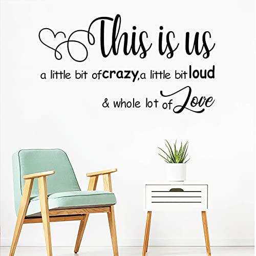 Wall Stickers, Wall Decorations For Living Room Family Inspirational Quote Decal Diy Art Mural Decor For Home Decoration Bedroom Living Room (Home-1-H) #TOP5