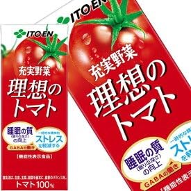 Amazon.co.jp: 伊藤園 理想のトマト 200ml紙パック×72本[24本×3ケース