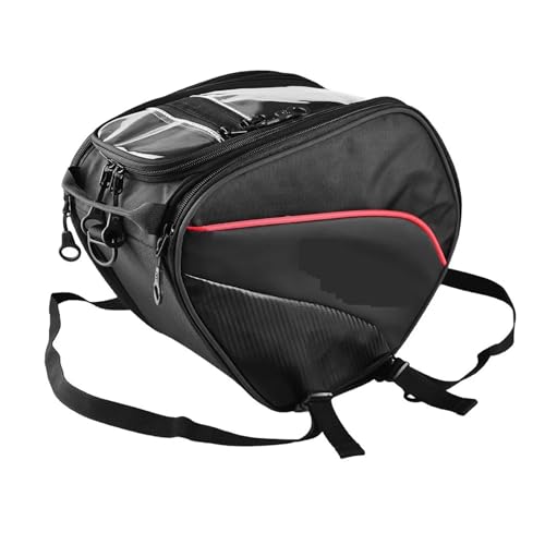 Sacoche scooter NMAX rouge anti-encombrement voyage et stockage outils 25L