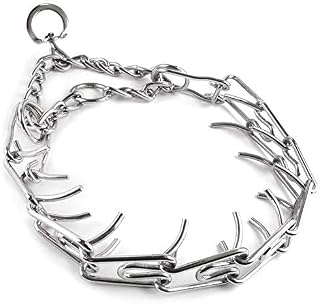 PSK PET Part Stainless Steel Chrome Plated Prong Collar for Dogs - 20 inch Price In India