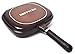 Happycall Double Grill Pan Korean Original Model JUMBO Size (BROWN)