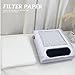 VOCUE 100 Pcs Nail Dust Collector Filters Nail Dust Suction Collector Filters Nail Art Vacuum Cleaner Filter Paper for Salons, 19.3*24cm