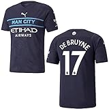 PUMA Manchester City Trikot 3rd Kinder 2022 - DE BRUYNE 17, Größe:140