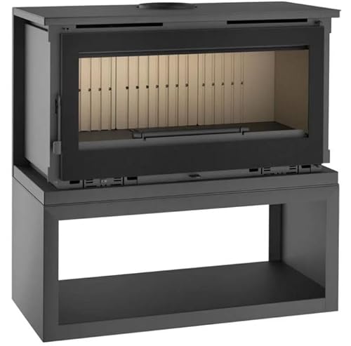 BRICOSOL Estufa Leña con Leñero FM Modelo M-173 LK