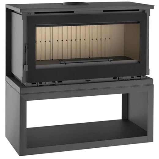 BRICOSOL Estufa Leña con Leñero FM Modelo M-173 LK