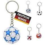 🎒 SPORTTASCHE & RUCKSÄCKE: Der Fußball Schlüsselanhänger in einzigartigem Design, der ideale Rucksack Anhänger.