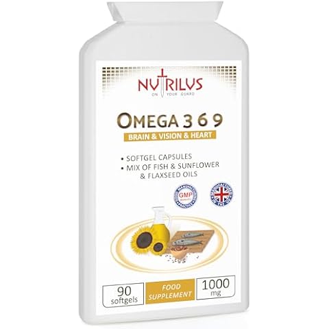 Omega 3 6 9 Fish & Vegetable Oil Softgels Cover