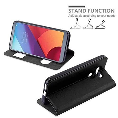 Cadorabo Custodia Libro per LG G6 in Nero COMETA