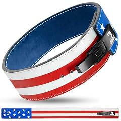 DMoose Fitness Lever Weight Lifting Belt - 10mm Premium Leather & Rust Proof Buckle - Gym Belt for Deadlifts & Powerlifting Men & Women - Includes Carry Bag