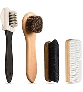 Set Spazzole Per Scarpe FEMONGY - 5 Pezzi Per Pulizia E Lucidatura