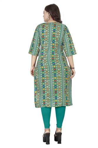 Image of Raghav Silk Cotton Blend Straight Kurti for Women