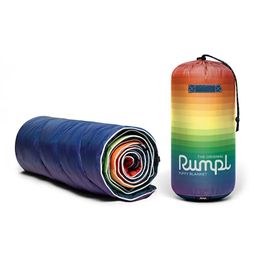 [rumpl] ブランケット ORIGINAL PUFFY RAINBOW 【 平面 】:133 x 191 cm 【 パック 】:18 x 41 cm [2]