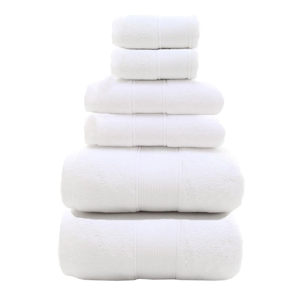 Serviette de bain et visage en coton pour un séchage doux en famille