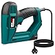 NEU MASTER Elektrotacker, Nagelpistole NTC0060 Elektrische Brad Nailer/Tacker für DIY-Projekte in den Bereichen Polsterung, Zimmerei und Holzbearbeitung, einschließlich 400 Klammern und 200 Nägel