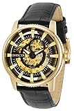 Invicta メンズ 30923 Objet D Art 自動 3針 ブラックダイヤルウォッチ