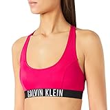 BRALETTE RACERBACK-RP Calvin Klein Bralette Racerback-RP Parte Superior de Bikini, Royal Pink, M para Mujer