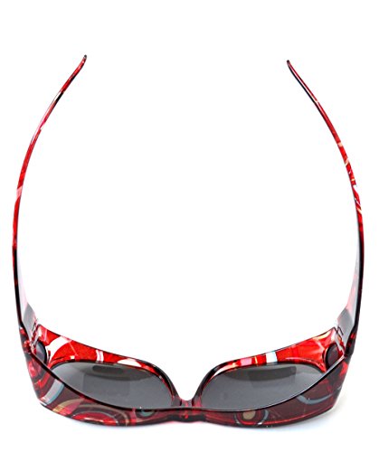 Polarized Rhinestone Wear Over Sunglasses- Size Large -Oval Rectangular Fit Over Lens Cover Sunglasses4