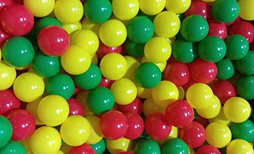 Pack Of 100 Yellow (Primary-Yellow) Color Jumbo 3" Hd Commercial Grade Ball Pit Balls - Crush-Proof Phthalate Free Bpa Free Non-Toxic, Non-Recycled Plastic (Pack Of 100, Primary-Yellow) #TOP6