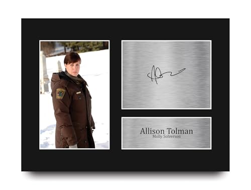 Bild: HWC Trading Allison Tolman Fargo Molly Solverson Geschenke Gedrucktes Signiertes Autogramm Foto f�r Fans von Fernsehshows - A4 f�r 16,99 EUR bei amazon.de