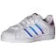 White metallic silver