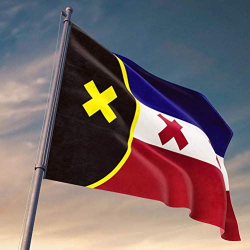 Lmanburg Flagge 3x5 Fuß 2021 Traumfarbe SMP European Banner Polyester Flagge, Schöne helle lebendige Farben für Außengarten Dekorationen im Freien Cover