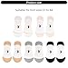 Shurhome Women's Invisible Boat Socks 5 Pairs Nonslip Silicone Grip Design Low Cut Not Show Liner Socks for Fashionable Looks Cotton Low Cut Socks
