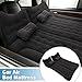 A ABSOPRO Car Air Mattress Camping Bed Comfortable Air Bed Mat Sleeping Mat with Pillows for Car Travel Camping Black