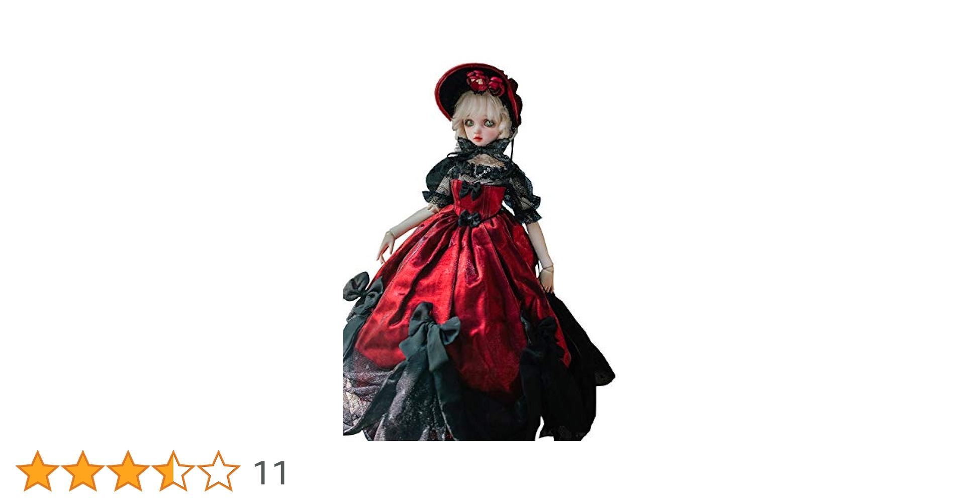 Amazon.co.jp: 1/3 1/4 1/6ドール用Bjd 復古風 貴族風 赤ずきん