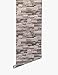 Hyfive Papel pintado efecto ladrillo 3D, natural, gris (10 x 0,53 m)