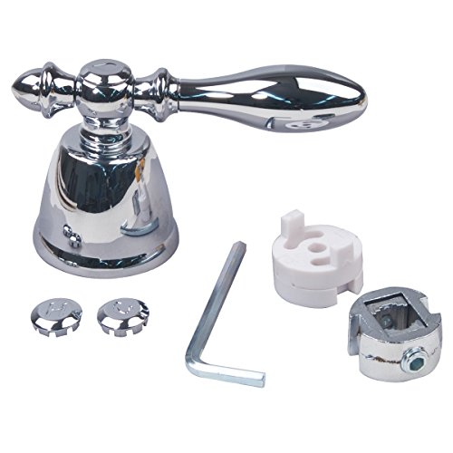 Brasscraft Universal Fit Tub And Shower Decorative Lever Faucet Handle, Chrome #TOP28