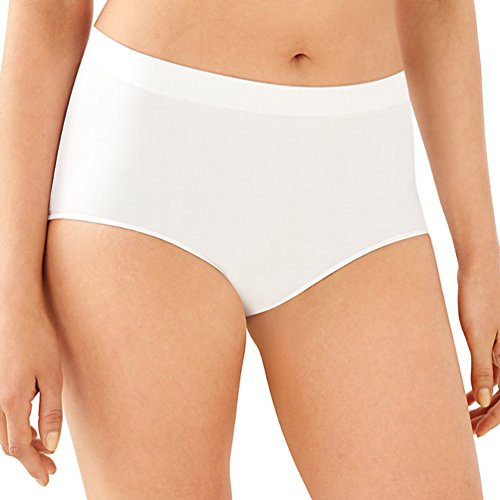Bali Women's One Smooth U All Over Smoothing Brief Panty, White, Large/7