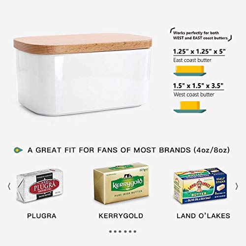 Sweese Airtight Butter Crock and Dish Set #TOP19