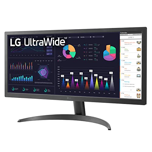 Image of LG UltraWide FHD 26-Inch Computer Monitor 26WQ500-B, IPS with HDR 10 Compatibility and AMD FreeSync, Black