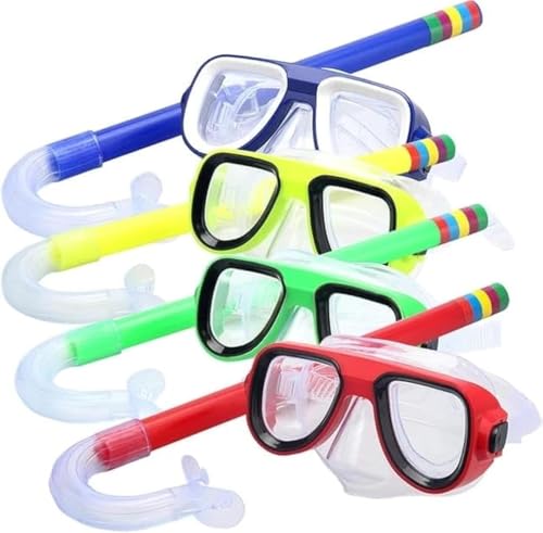 Çocuk Deniz Havuz Yüzme Seti Gözlük ve Snorkel Seti Renkli Dalış Seti 3-9 Yaş